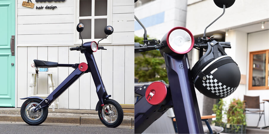 コンパクトな折りたたみ電動バイク「UPQ BIKE me01」 | Create | ブランコ