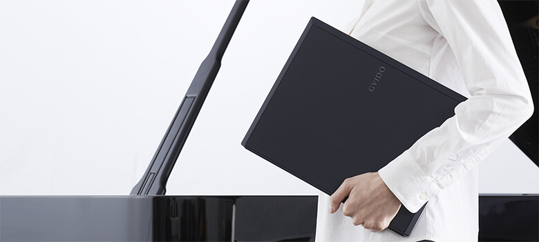 音楽シーンに革命をもたらす電子楽譜専用端末「GVIDO」 | ブランコ